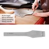 Leather Pricking Iron Round Cutting Mirror Polished High Speed Steel