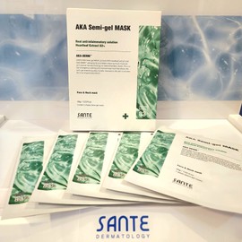 Santé AKA Semi Gel Mask 1 box (5ea) / 상떼 아카 세미겔마스크1박스(5ea)