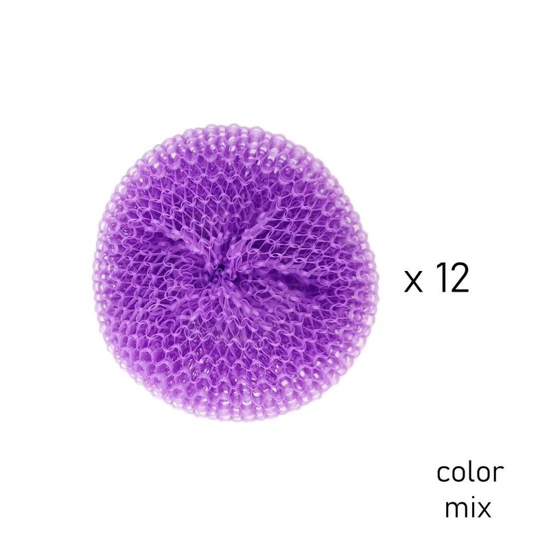 D.RECT Pack of 12 Plastic Scourers Plastic Pot Scraper Scratching