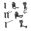 HandiSolutions Slatwall Hooks, Black, 8 Pack Heavy Duty Garage Slatwall