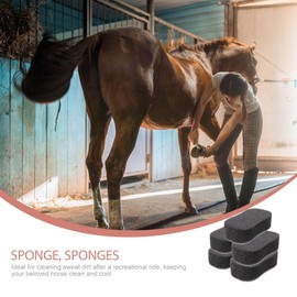 5pcs Sponge Scrubber Horse Horse Grooming Kit Horse Grooming Brush Horse Cow Bath Pet Shampoo Tigers Horse Horse Eraser Child Broken Hair