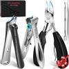 Toenail Clippers for Seniors Thick Toenails, Large Wide Opening Toe