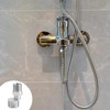PARFCO S Connection Pack of 2 Shower Mixer Adapter, 360