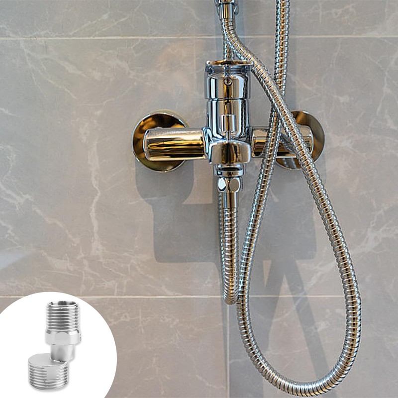 PARFCO S Connection Pack of 2 Shower Mixer Adapter, 360