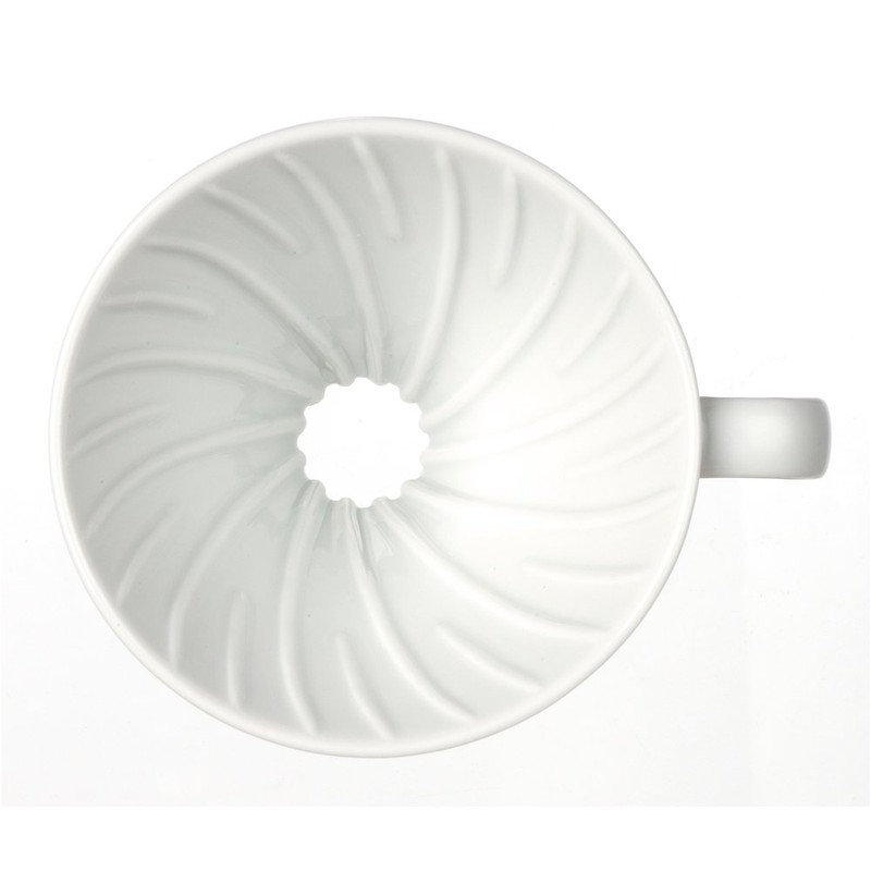 Hario V60 Ceramic V-Shaped Cone Coffee Dripper with Heat Retention,300