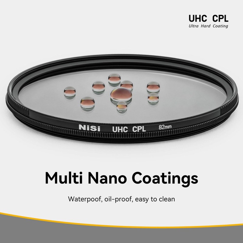 NiSi UHC CPL Filter 82 mm Circular Polarising Filter with