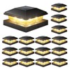 VOLISUN 4x4 Solar Fence - Post Cap Lights 16pack Outdoor