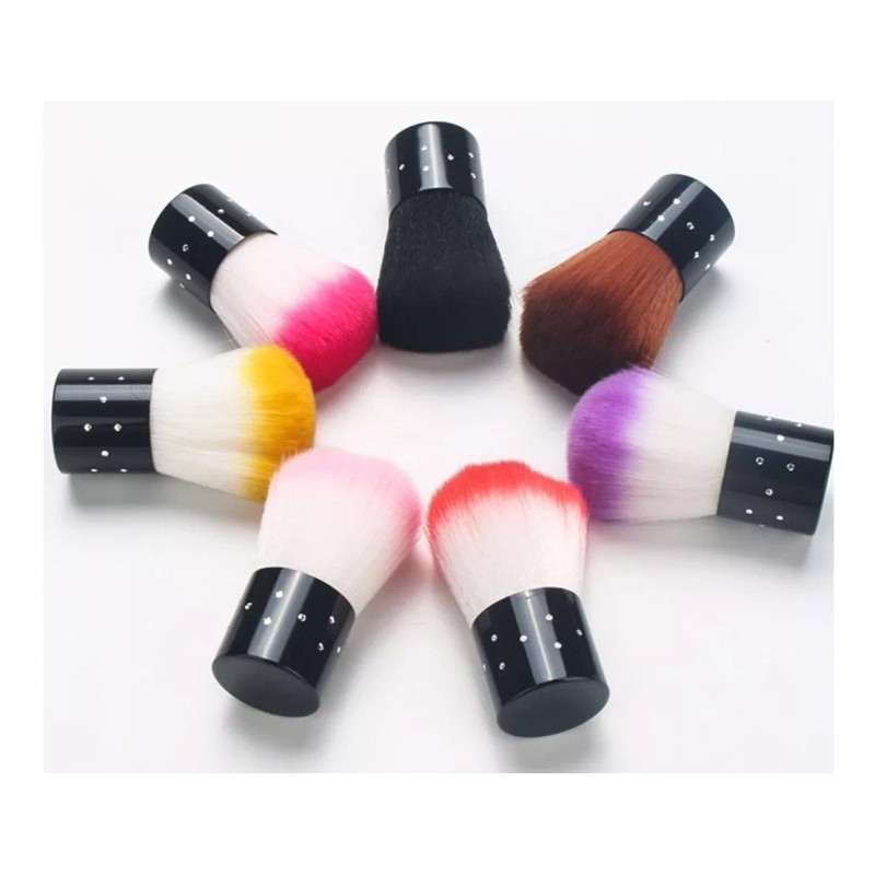 Nail Art Brocha Bledo Para Limpiar Polvo Uñas Rubor Sombra