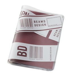 TradeWorks BEAMS DESIGN Clear Passport Cover, Barcode, clear