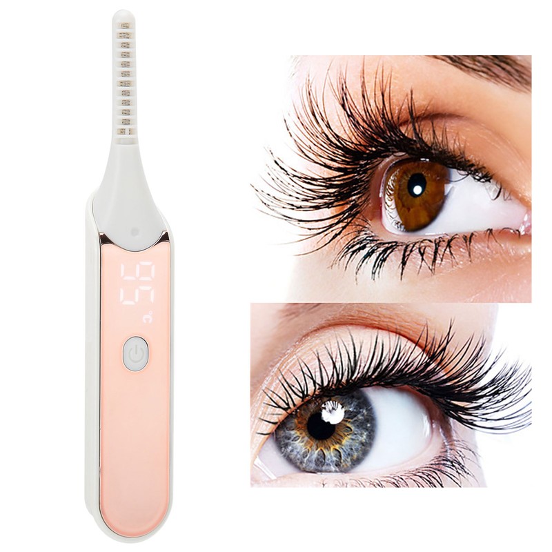 Electric Heated Eyelash Curler Longlasting Digital Display Electric Eyelash Lash