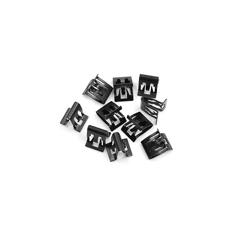 sourcing map 10Stk. Armaturenbrett Halter Konsole Instrumententafel Metallclips 14 x