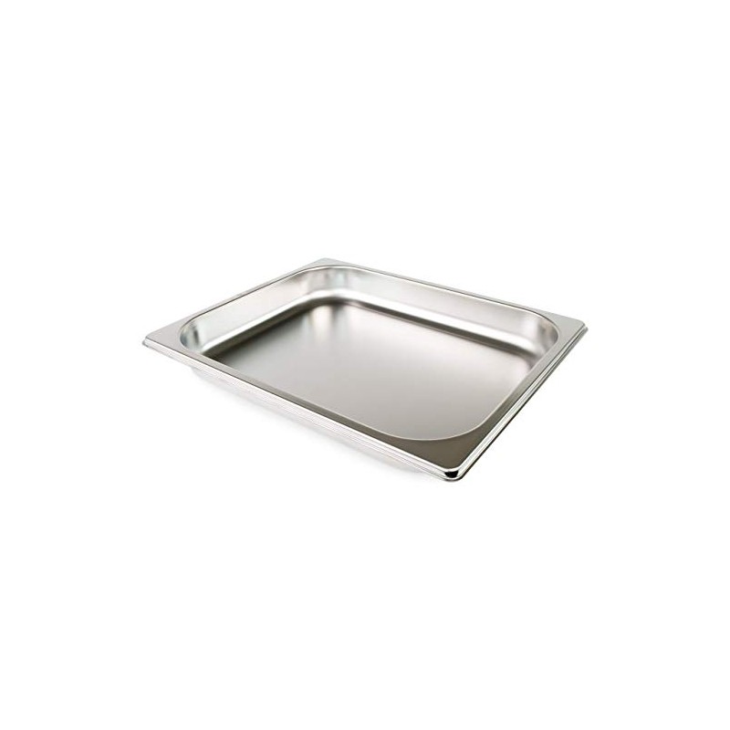 cleenbo Stainless Steel Gastronorm Container 40 mm Deep Unperforated 1/2
