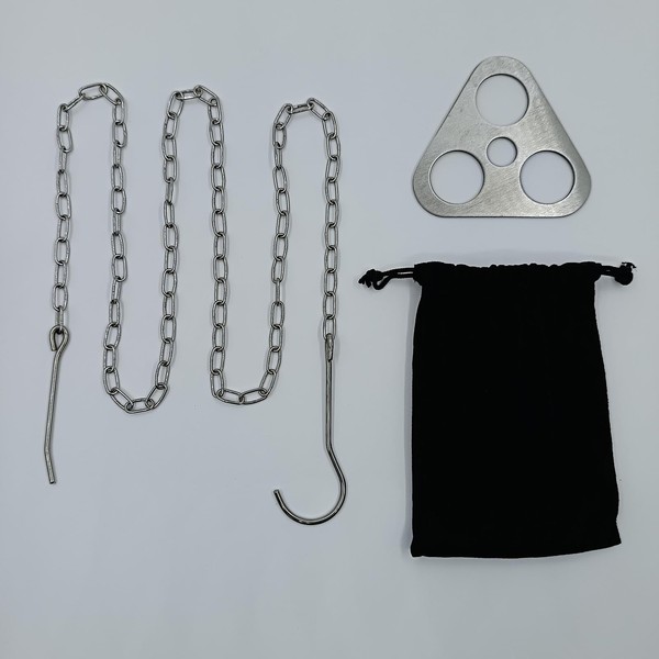 Camping Tripod Board Cooking Tripod Board Kit Equipped with Adjustable