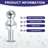 uxcell M6 x 0.5" Ball Stud Bolt, Aluminium Alloy Gas