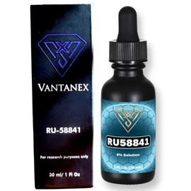 Vantanex RU-58841 8% Extra Strength Topical Hair Regrowth Solution