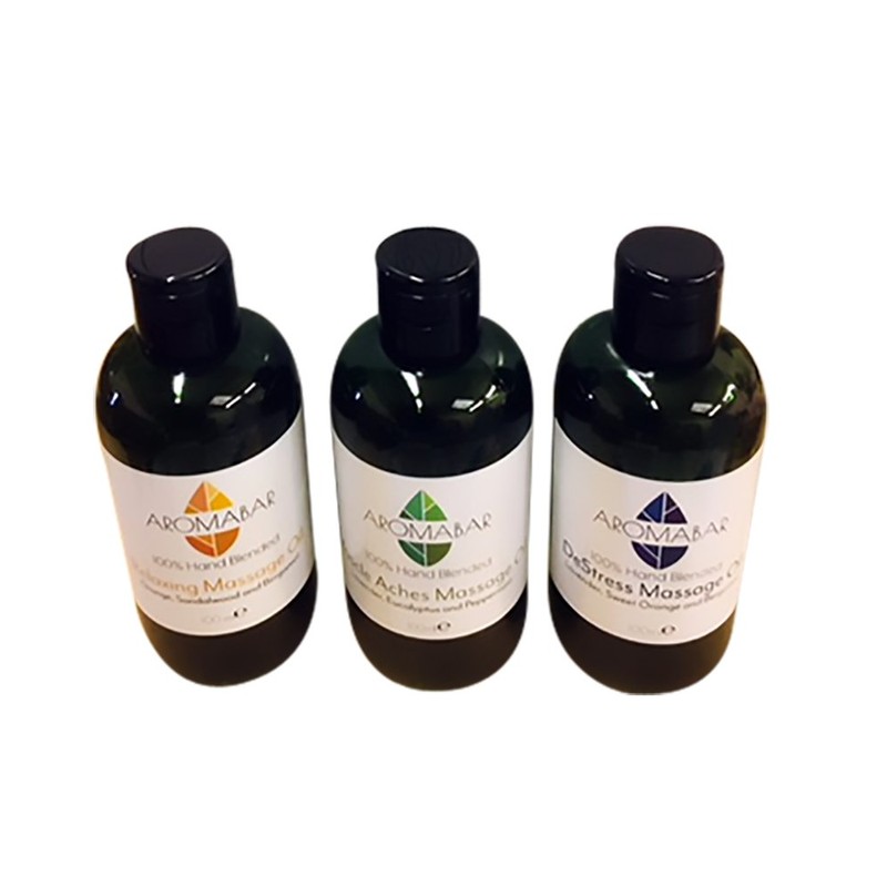 Aromabar Massage Oil Favourites Gift Set with Muscle Aches, De