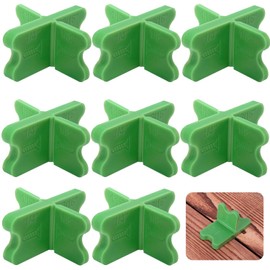 8 Pcs 4-in-1 Multi-Size Deck Spacer Tool - ABS Deck Board Spacers(1/16", 1/8", 3/16", 1/4") - Deck Spacers Assorted for Hardwood Pressure Treated Composite Decking