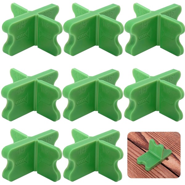 8 Pcs 4-in-1 Multi-Size Deck Spacer Tool - ABS Deck