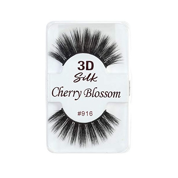 (12Pack) Cherry Blossom 3D Silk Eyelashes #916