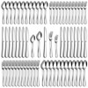 PHILIPALA 60 Piece Silverware Set, Stainless Steel Flatware Set for