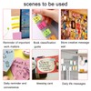 DKDDSSS 1850 Pcs Durable Transparent Sticky Notes Tabs - Clear