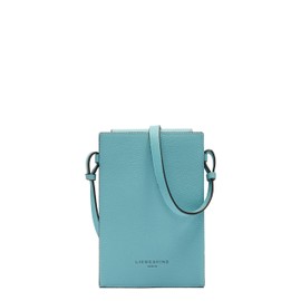 405-M. Pouch HILLA sml. PEBBLE petrol