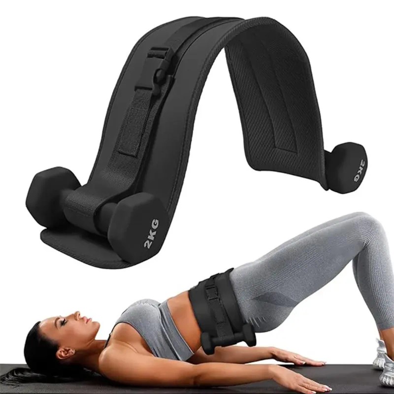 Premium Hip Thrust Belt - Adjustable Exercise Belt for Glutes