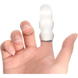 Solace Care Finger Immobilising Splint with Soft Foam - Ideal for Broken/Fractured Finger or Thumb - Frog Mallet Finger Splint- DIP Joint Protection Injury Pain Foam Brace (Unisex) (Small)
