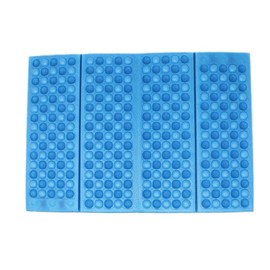 mitas Sauna Mat, Blue, Folding, Leisure Sheet, Thick, For Single Person Sauna, Quat-fold, Trifold, Approx. 0.4 inches (1 cm), Cushion, Sauna Seat, Leisure Mat, For Outdoor Activities, Leisure, Sports