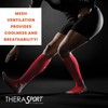 THERASPORT Athletic Recovery Socks - 15-20mmHg Mild Compression Sport Socks