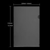 LOLYSIC 60Pcs A4 Plastic Sleeves, Open Top and Side Clear