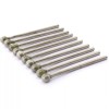 JINGLING 10Pcs 1/4" inch Diamond Ball Burrs 6mm Round Head