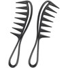 COMNICO Wide Tooth Comb, 2 Pcs Large Tooth Combs Professional
