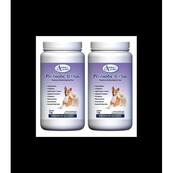 Omega Alpha [2 for Deal] Probiotic 8 Plus 1 kg