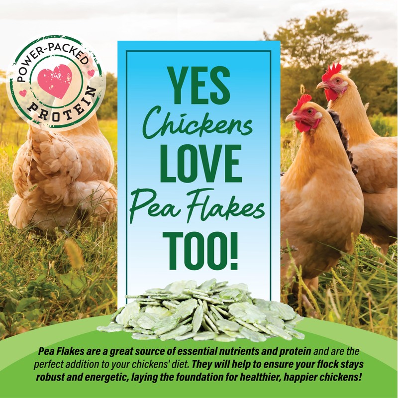 Small Pet Select - Pea Flakes, Treats for Rabbit Bunny,