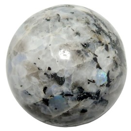 Moonstone Tourmaline Sphere Rainbow Crystal Ball 1.5-1.75 inch