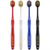 Ebisu 3 Pack Premium Black Toothbrushes Soft Bristles for Gentle