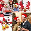 Pack of 16 Christmas Accessories 8 Pieces Christmas Glasses Funny