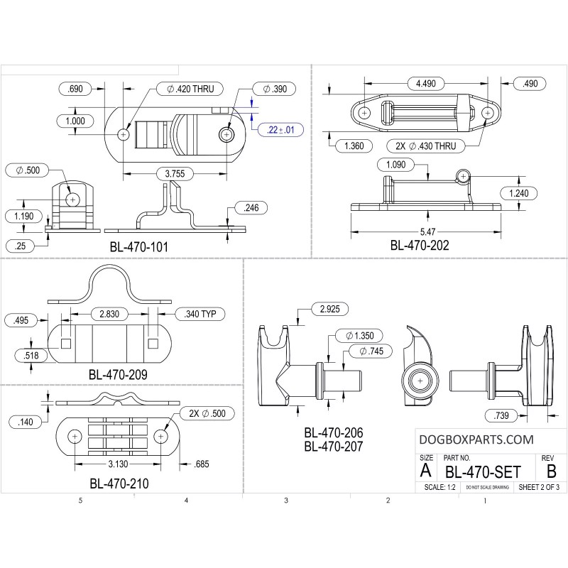 Kay Horse Trailer Door Latch 24 Inch Aluminum Claw End