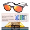 NULOOQ Bendable Flexible Polarized Baby Sunglasses – with Silicon Strap
