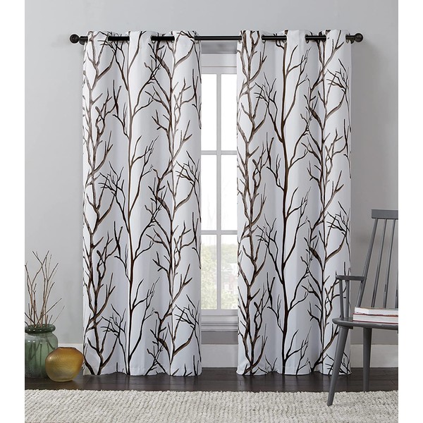 VCNY Home - Blackout Curtains, Window Treatment with Grommet Top, Nature Home Decor (Kingdom Beige, 40" x 63")