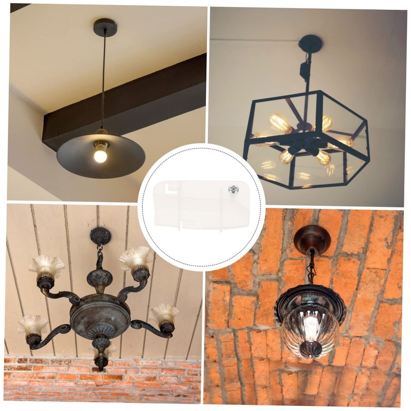 Operitacx 25pcs Ceiling Light Fixing Buckles Durable Rotating Shade Accessories