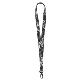 Oakley Mens Wanderlust Lanyard, Aop Mountain Black Cement, One Size