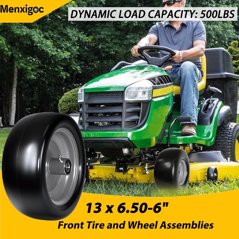 13x6.50-6 Tire Flat Free, 13x6.50-6 Lawn Mower Tires Flat Free,