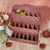 UNICRAFTALE 3-Tier Wood Tea Bag Holder 3 Sizes Brown Vertical