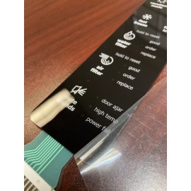 Frigidaire 242041201 Refrigerator Control Membrane Switch Genuine OEM part, NEW