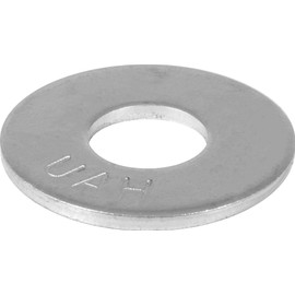 Hillman USS Flat Washers, 1/2" Diameter, 9/16” Drive Size, Steel with Zinc Finish, 50 Pack