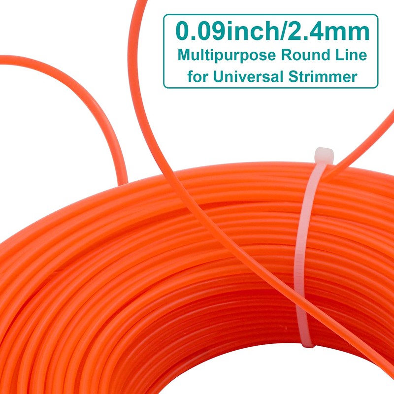 Zeqeey Heavy Duty Trimmer Line, Universal Nylon Grass Strimmer Line