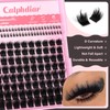 calphdiar Lash Clusters Kit Manga Volume Lash Extension Kit Thick