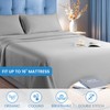 LBRO2M 100% Tencel Sheet Set Lyocell Cooling Sheets for Hot